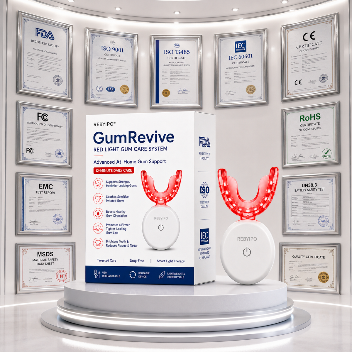 REBYIPO® GumRevive Advanced Dual-Wavelength Gum Care System