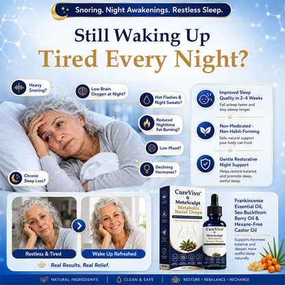 𝐂𝐮𝐫𝐞𝐕𝐢𝐯𝐨® MetaSculpt Metabolic Navel Drops💠Just 30 seconds a Day for a Lighter, More Balanced You