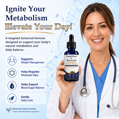 𝐂𝐮𝐫𝐞𝐕𝐢𝐯𝐨® MetaSculpt Metabolic Navel Drops💠Just 30 seconds a Day for a Lighter, More Balanced You