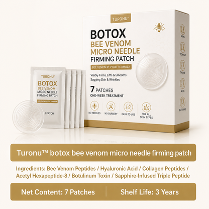 🚨LOOSE SKIN? CREPEY TEXTURE? VISIBLE WRINKLES?Meet Turonu® Botox Bee Venom Microneedle Firming Patch(🔥 80% OFF — FINAL 3 HOURS)