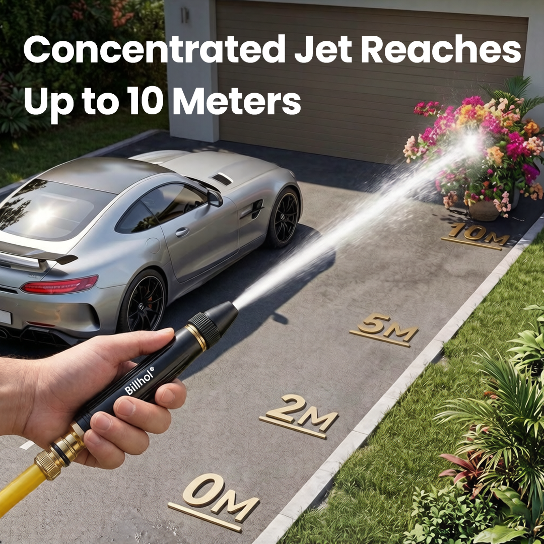 💧 Last Day! Lowest Price — Only $6.24!！丨Billhol® 💡Home high-pressure car wash water gun , a must-have for watering plants and vegetables, and car washing.👍💦