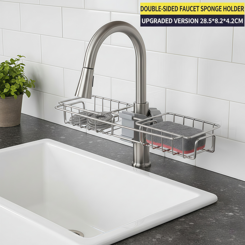 Kitchen Faucet Storage Rack