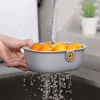 Snackschale mit Abfallbehälter | 2-in-1 Doppelschale für Nüsse & Snacks | SnackNest