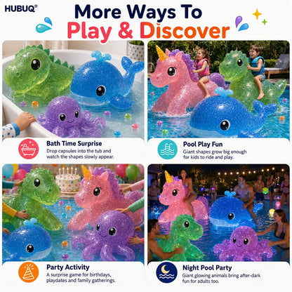 Save 50% by Ordering Today丨HUBUQ® Grow-in-Water Animal Capsule Toys 💧🦖